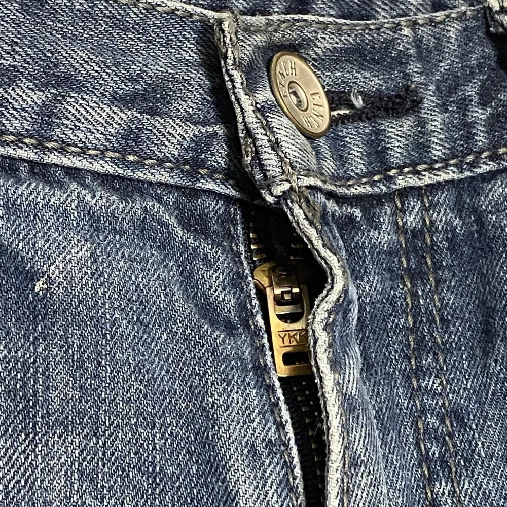 Cinch Grant Jeans Mens 35x33 Blue Denim Relaxed Fit Straight Leg Distressed